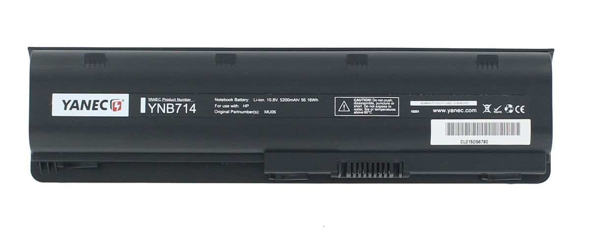 Batteria per laptop Yanec 5200MAH 6-CELL