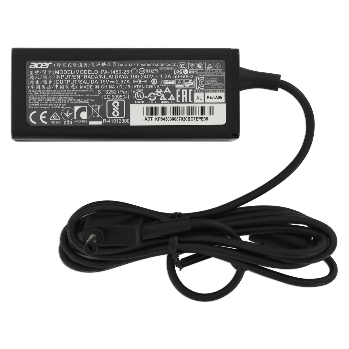 Adaptér Acer notebooku 45W černá