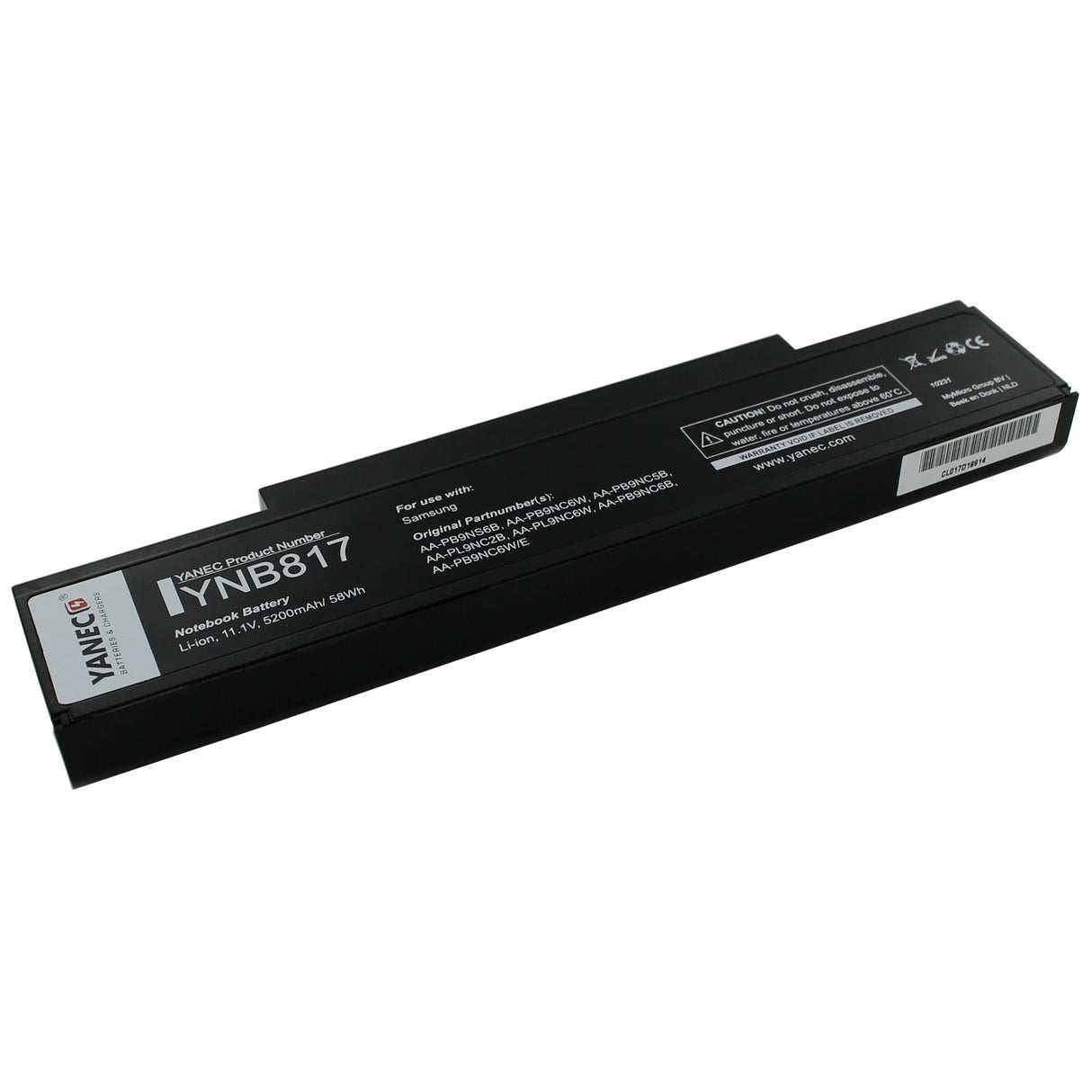 Yanec laptop battery 5200mAh