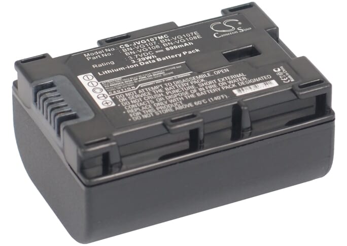 Blu-basic digitale camera accu 3.7v 890mah li-ion voor jvc