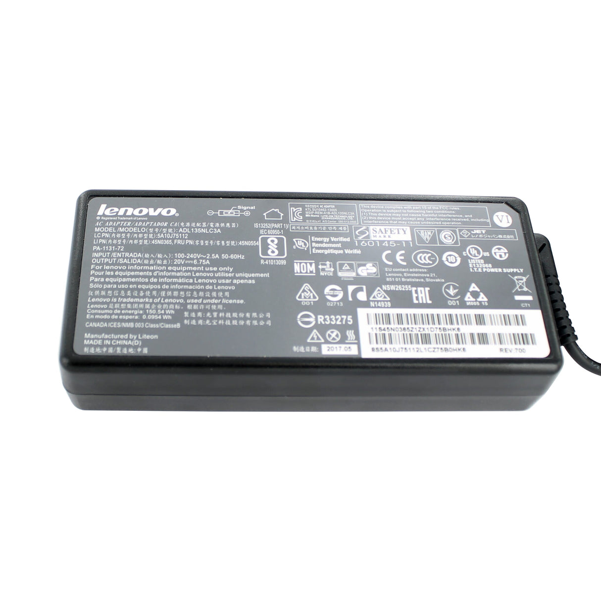 Lenovo Laptop AC Adapter 135w
