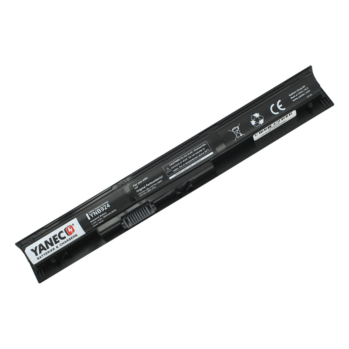 Yanec bærbar batteri 2600mAh