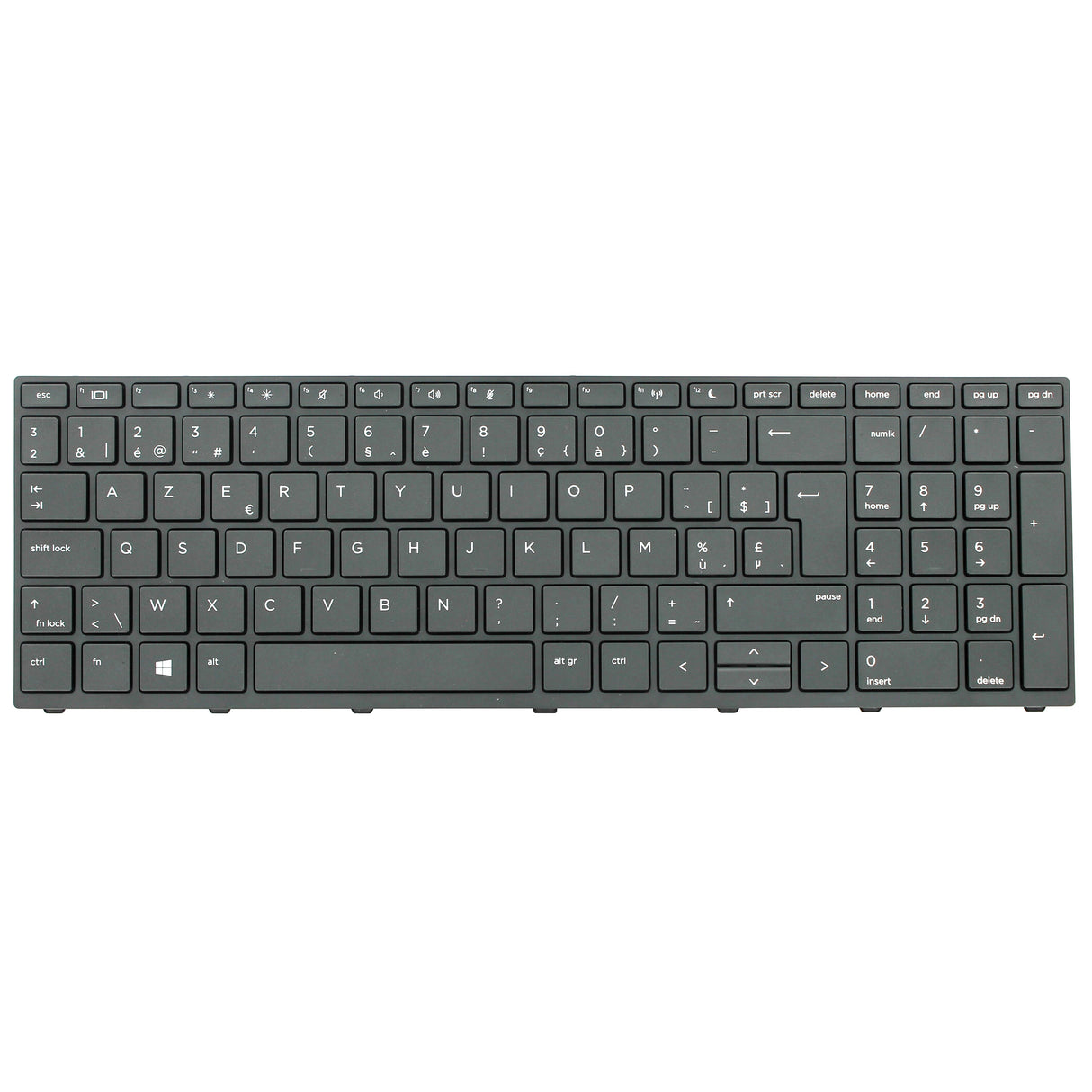 HP notebook klávesnice azerty