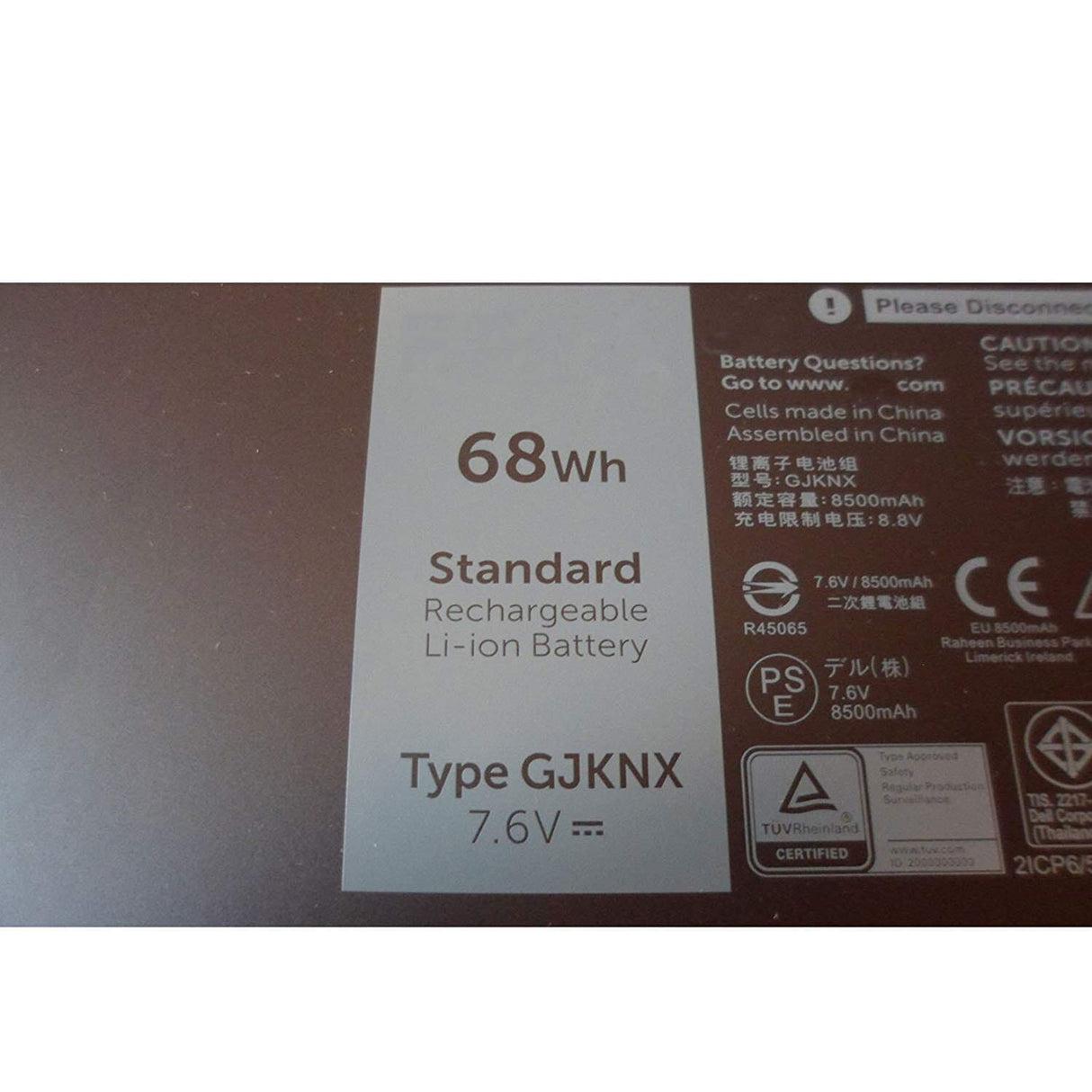 4-buněčná baterie Dell notebooku