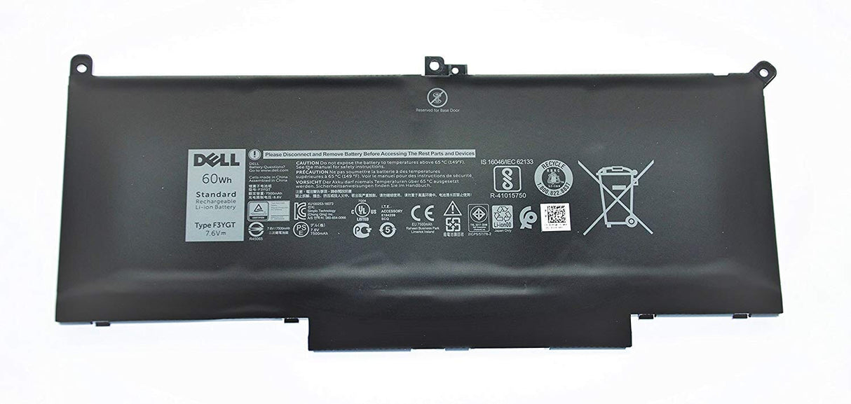 Dell bärbar datorbatteri 60wh