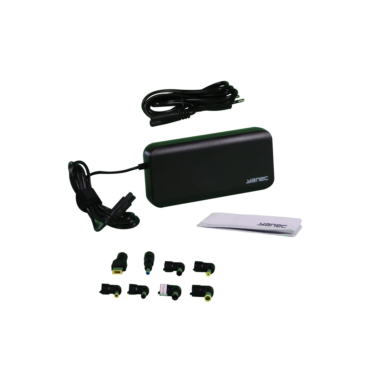Universal Yanec Universal Laptop CA Adaptador 90W com 8 dicas - Black