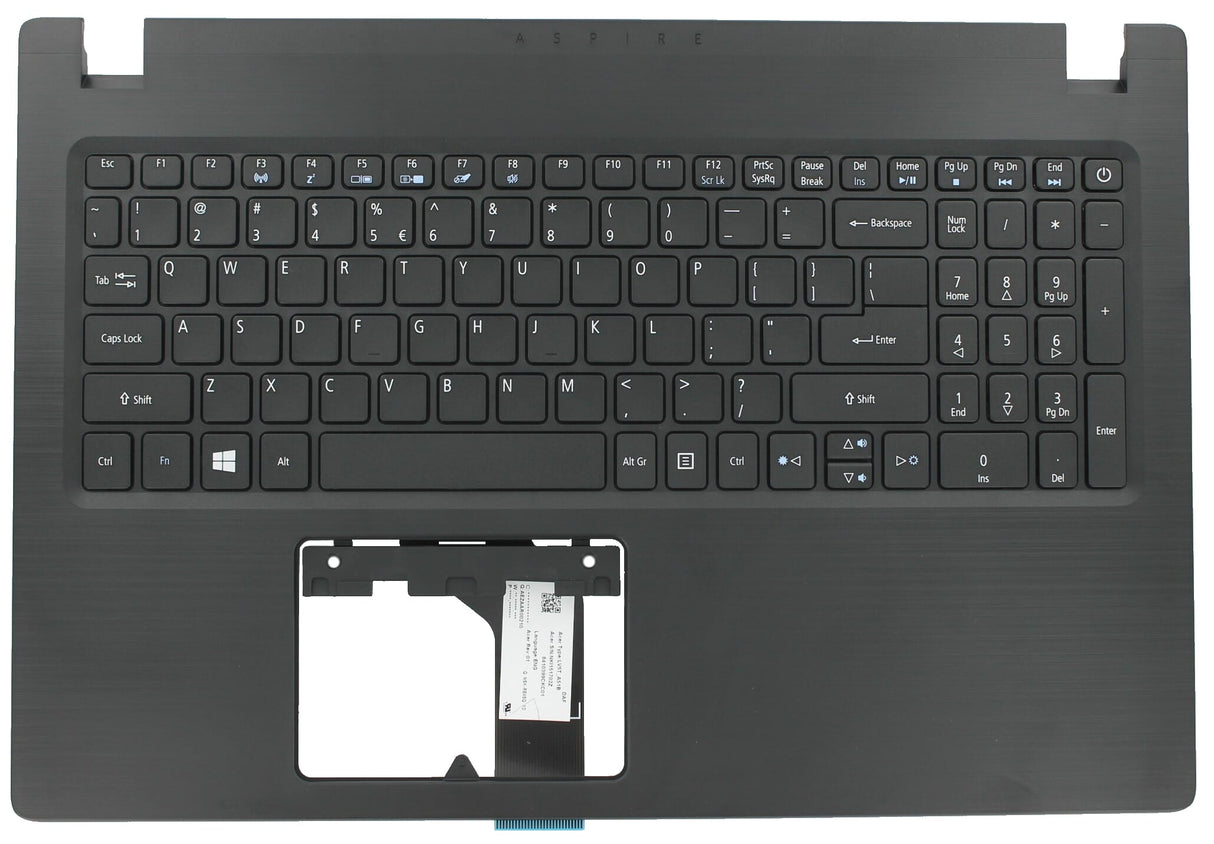 Acer notebook klávesnice qwerty us + top cover