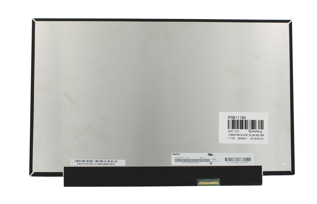 OEM 12,5 palčni LCD zaslon 1920x1080 Mat 30Pin EDP, IPS