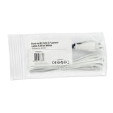 HUISMERK EURO na IEC320 -C7 napájecí kabel 3 metry - bílý