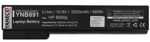 Yanec laptop battery 5200mah
