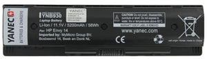 Baterie notebooku Yanec 5200MAH