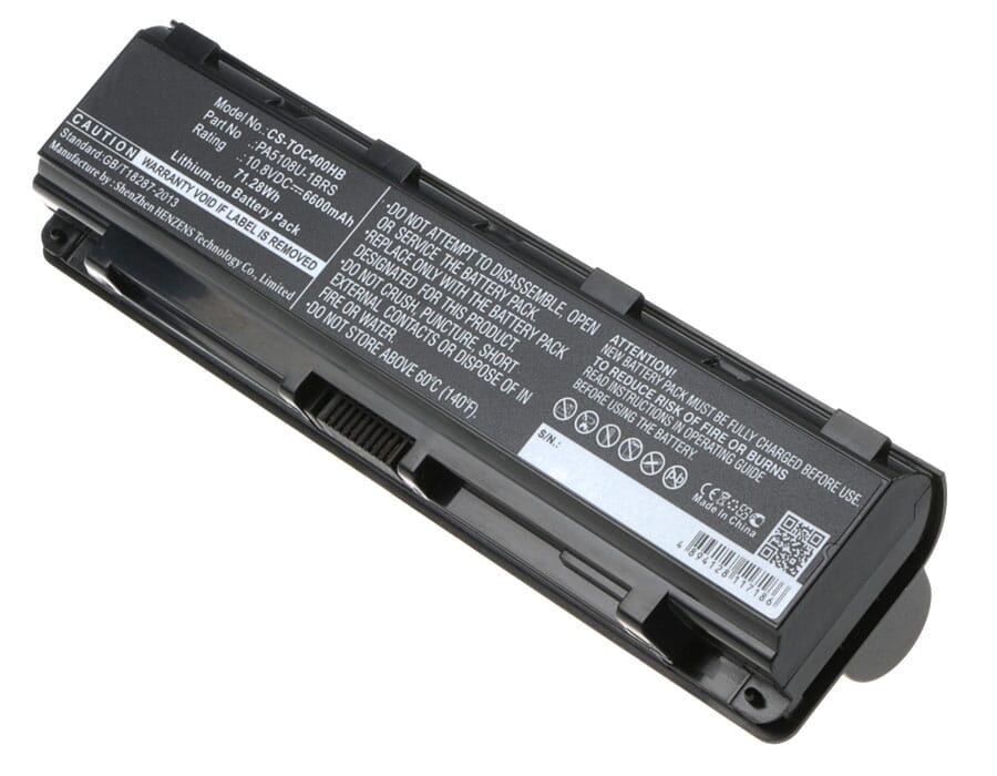 Náhradní notebook baterie 6600 mAh
