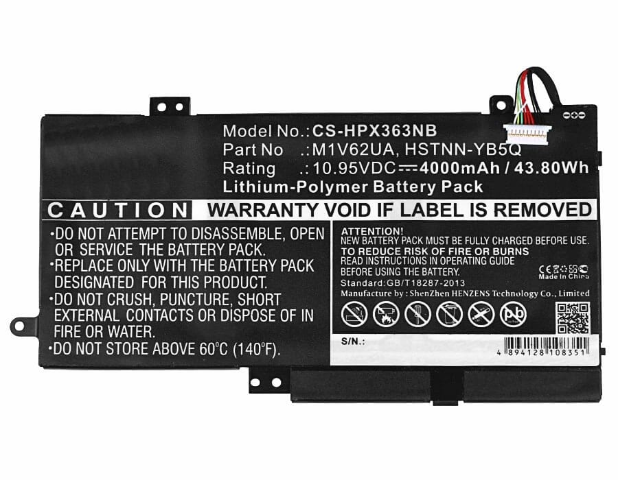 Batterie d'ordinateur portable de remplacement 4000mAh