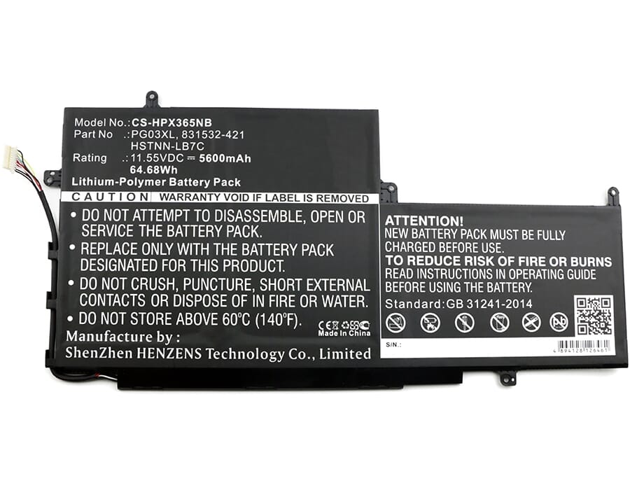 Náhradní notebook baterie 5600 mAh