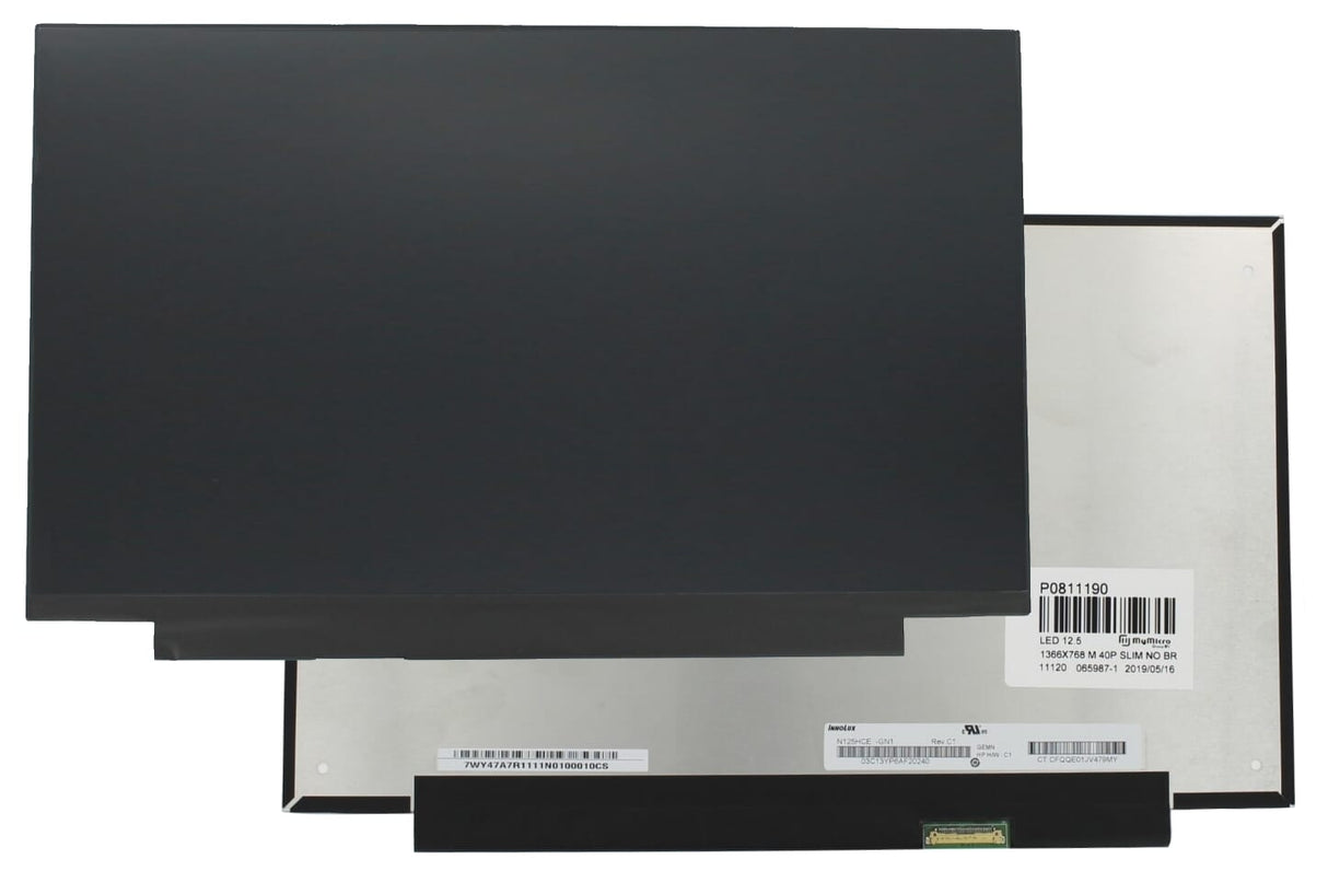 OEM 12,5 palčni LCD zaslon 1920x1080 Mat 30Pin EDP, IPS