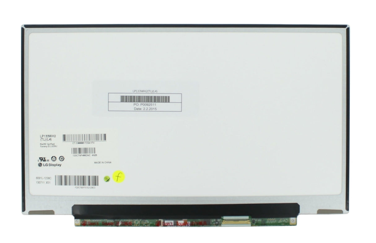 OEM 13,3 tommers LCD -skjerm 1366x768 glans 40pin