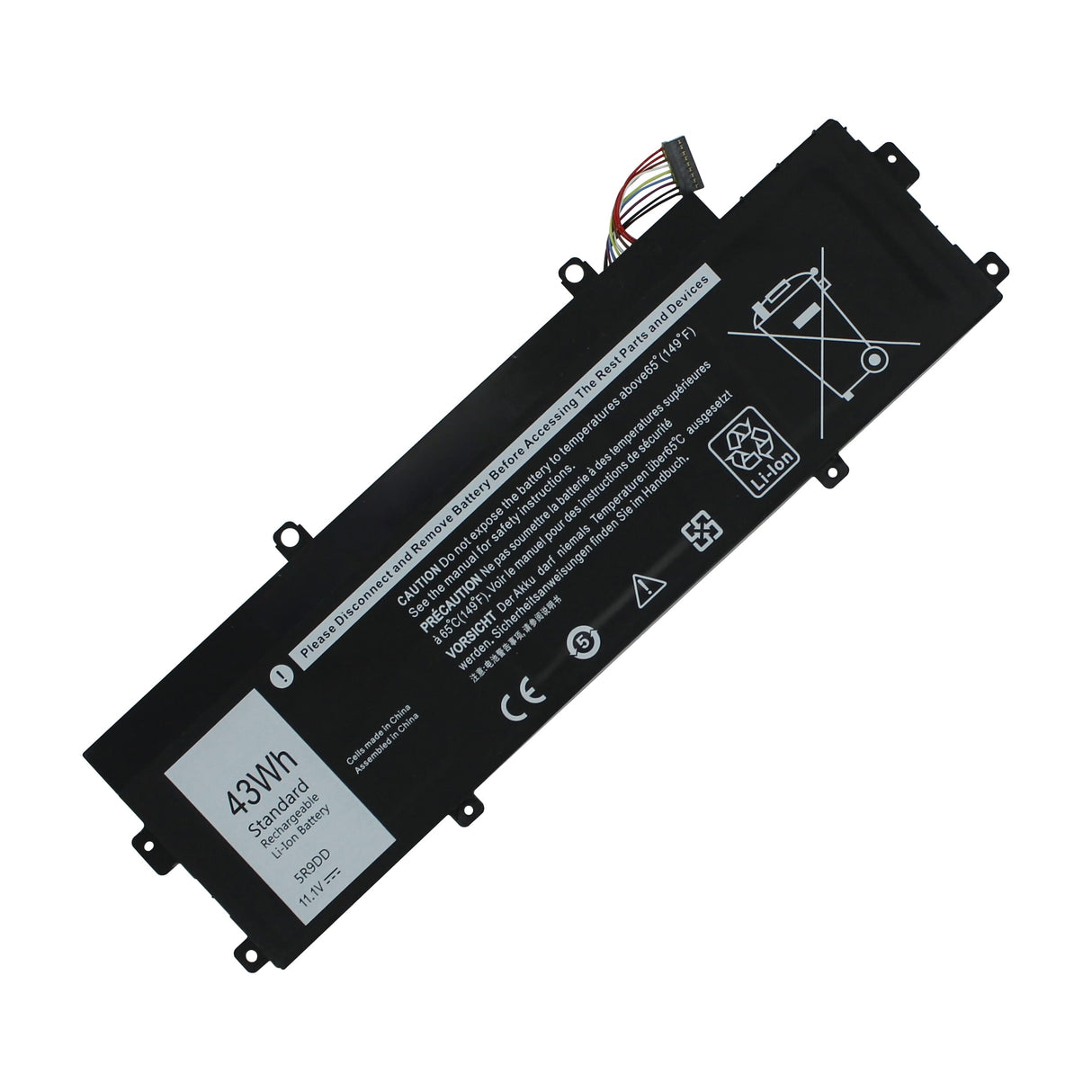 Batterie d'ordinateur portable de remplacement 3400mAh