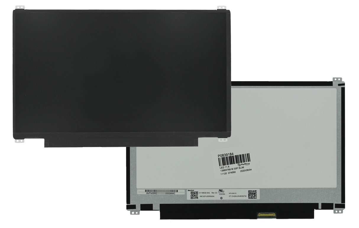 OEM 11,6 palce LCD obrazovka 1366x768 MAT 30PIN EDP