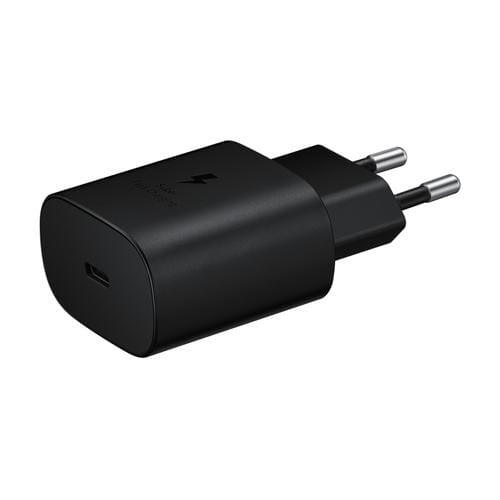 Samsung -laddare med kabel 1M USB C 25W svart