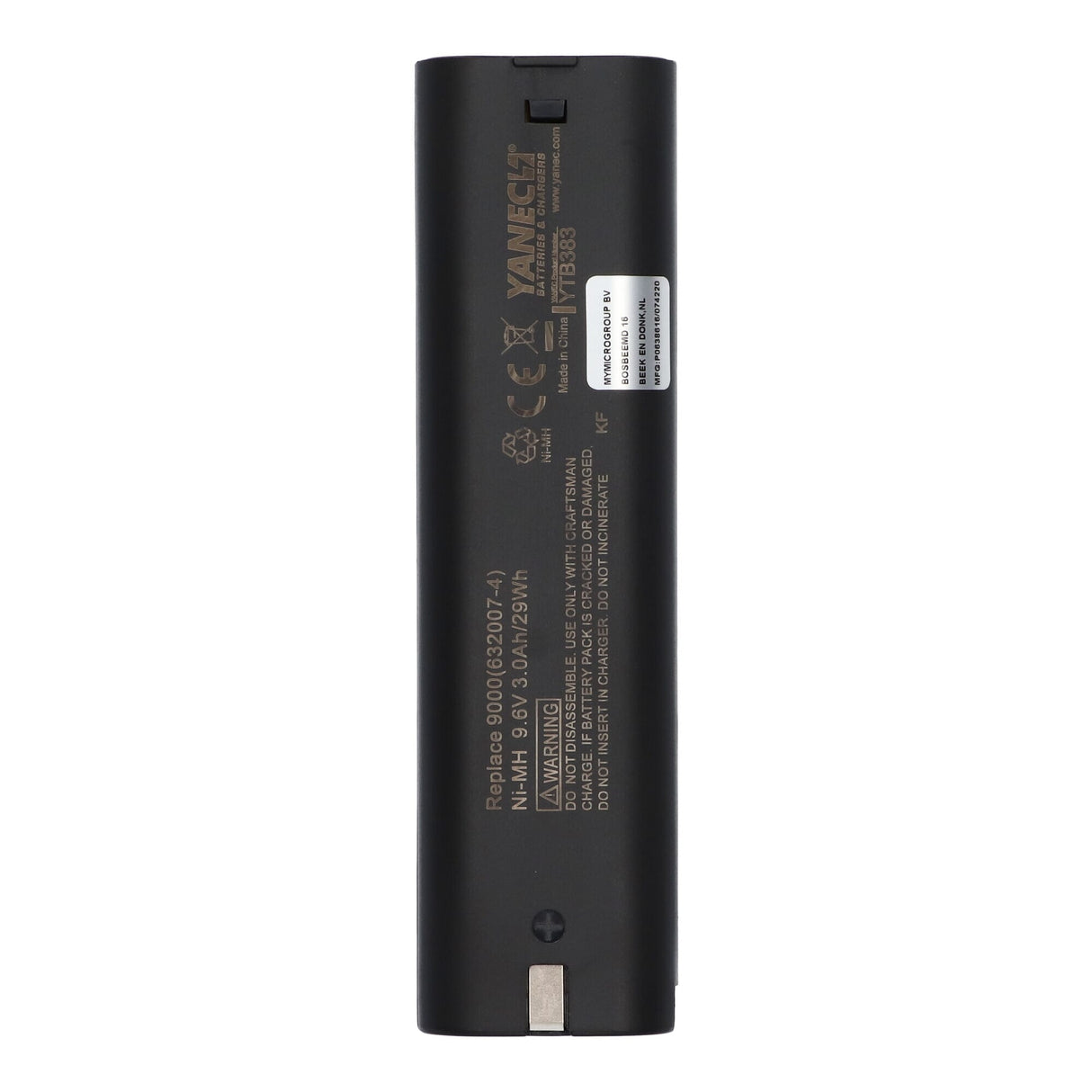Ryobi Yanec Tools Battery 9.6V 3AH NI-MH til Makita Intern