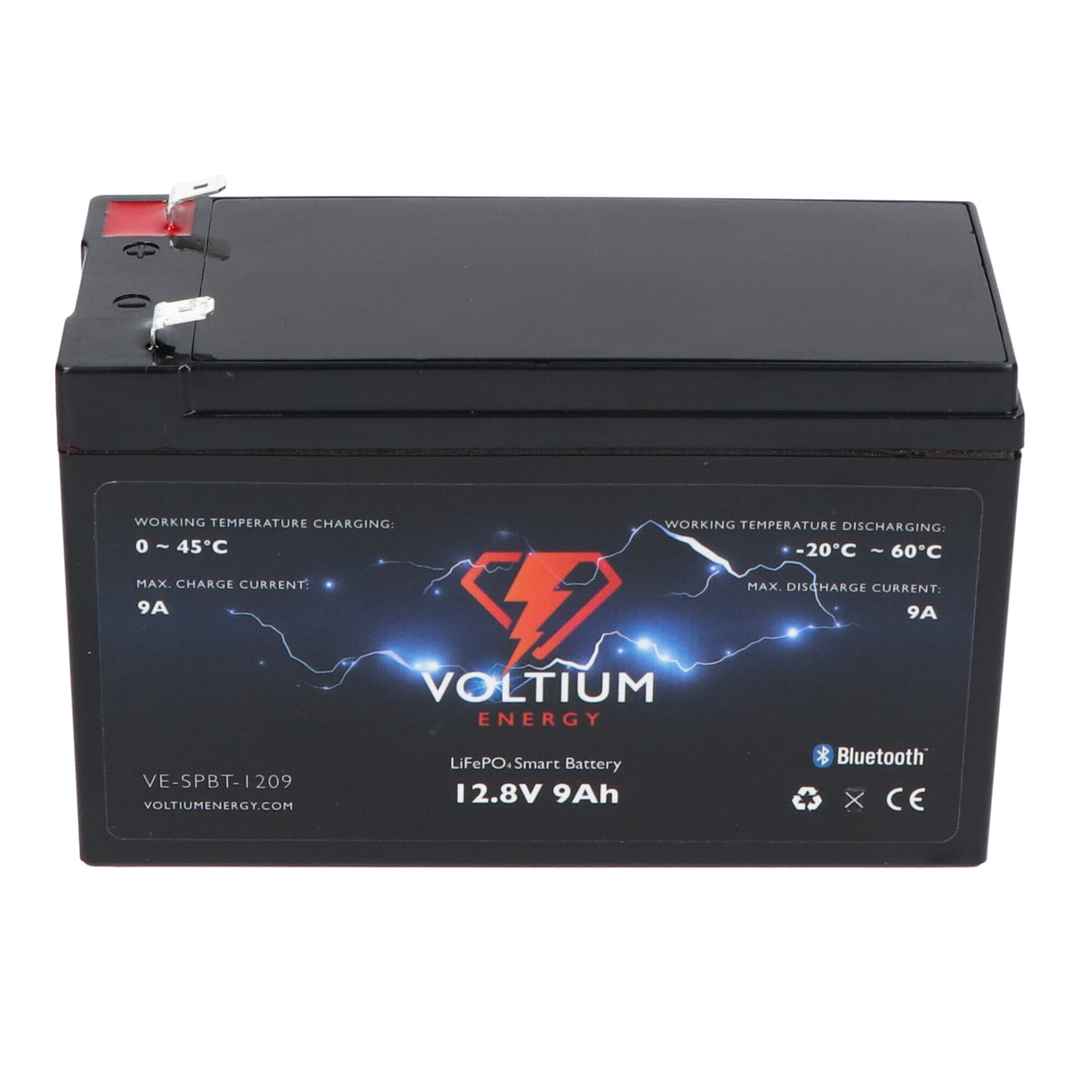 Voltium Energy Lifepo4 battery 12.8V - 9Ah Bluetooth