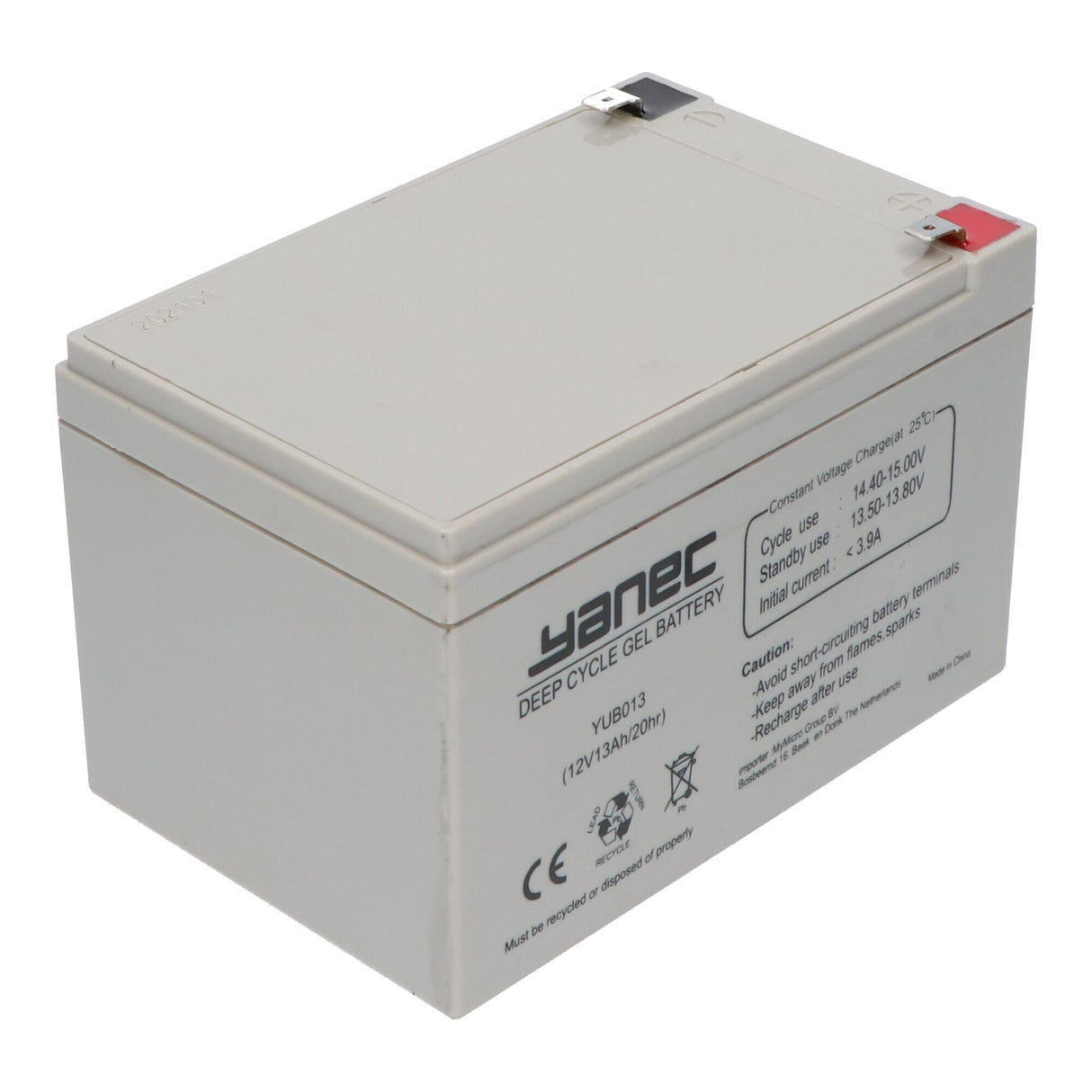Yanec -Gel -Batterie 12V 13AH