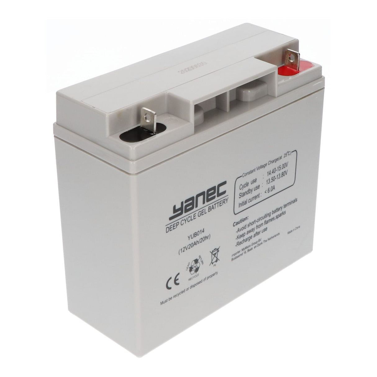 Yanec -Gel -Batterie 12V 20AH