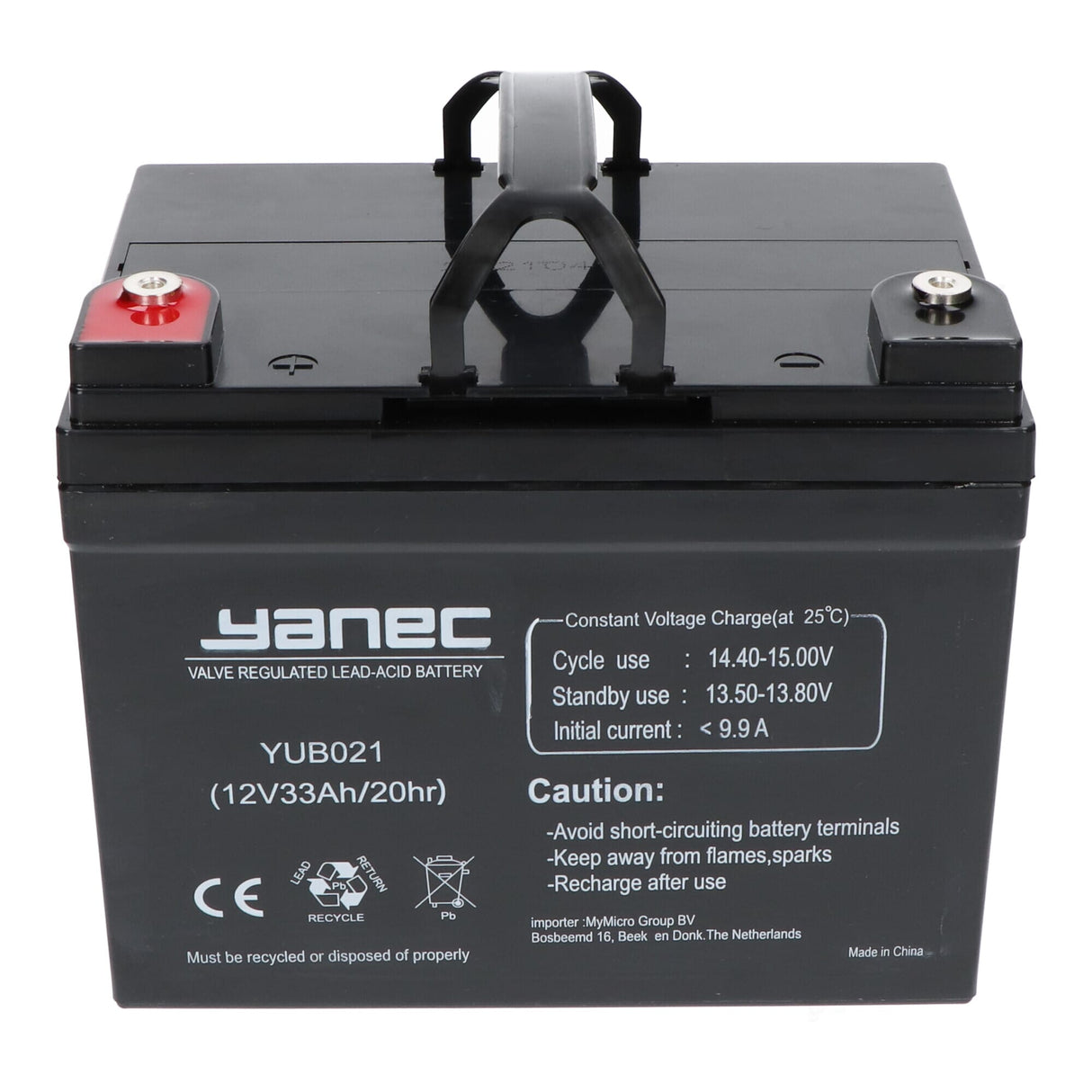Batteria di piombo Yanec 12V 33Ah