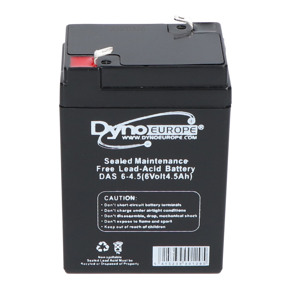 Dyno Europe Dyno Lead Battery 6V 4,5ah