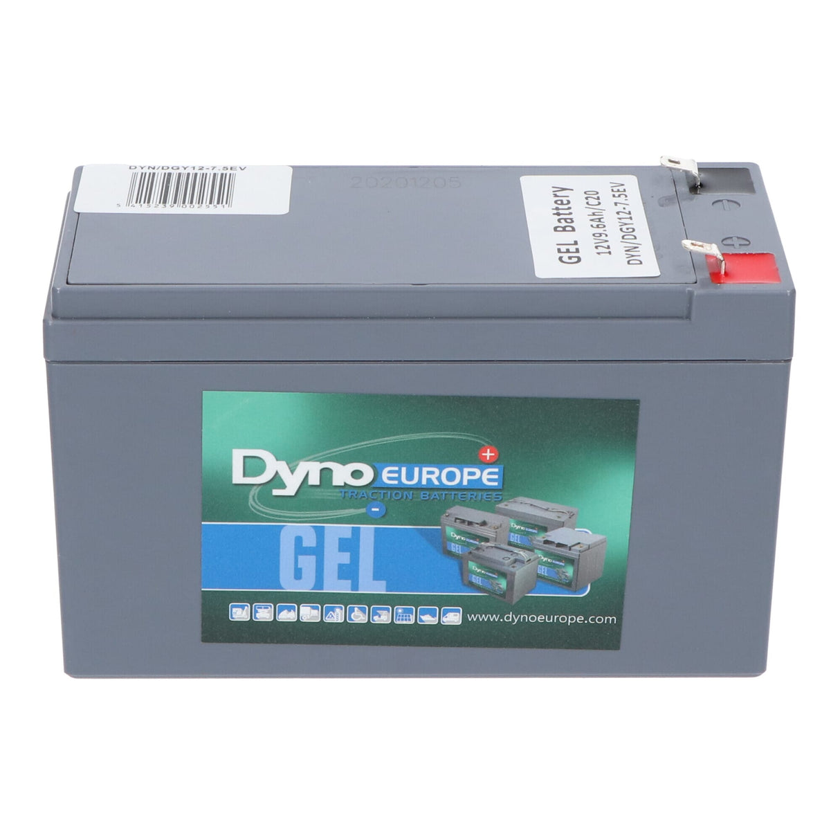Dyno Europe Dyno Gel Battery 12V 7.5Ah