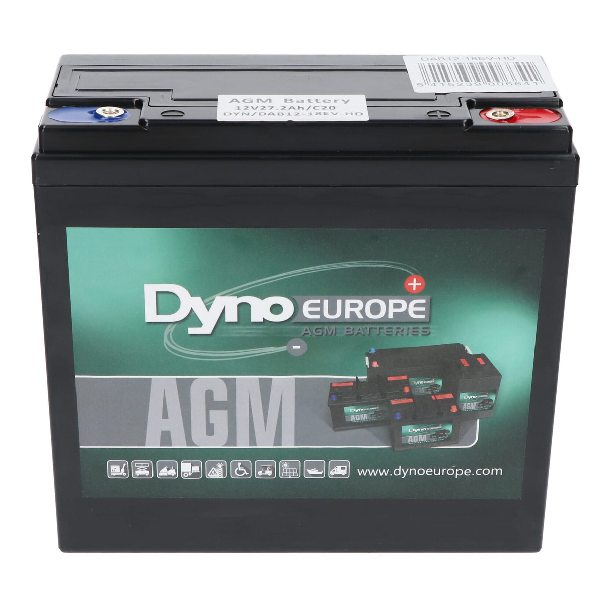 Dyno Europe Dyno Lead Battery 12V 27.2Ah