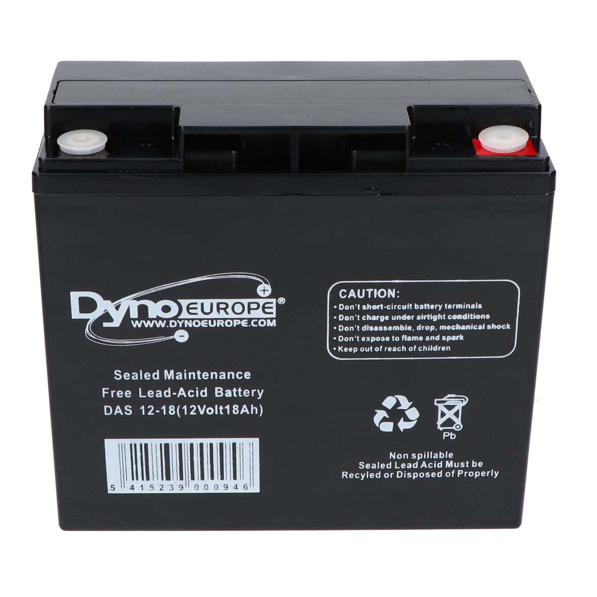 Dyno Europe Dyno Lead Battery 12V 18AH
