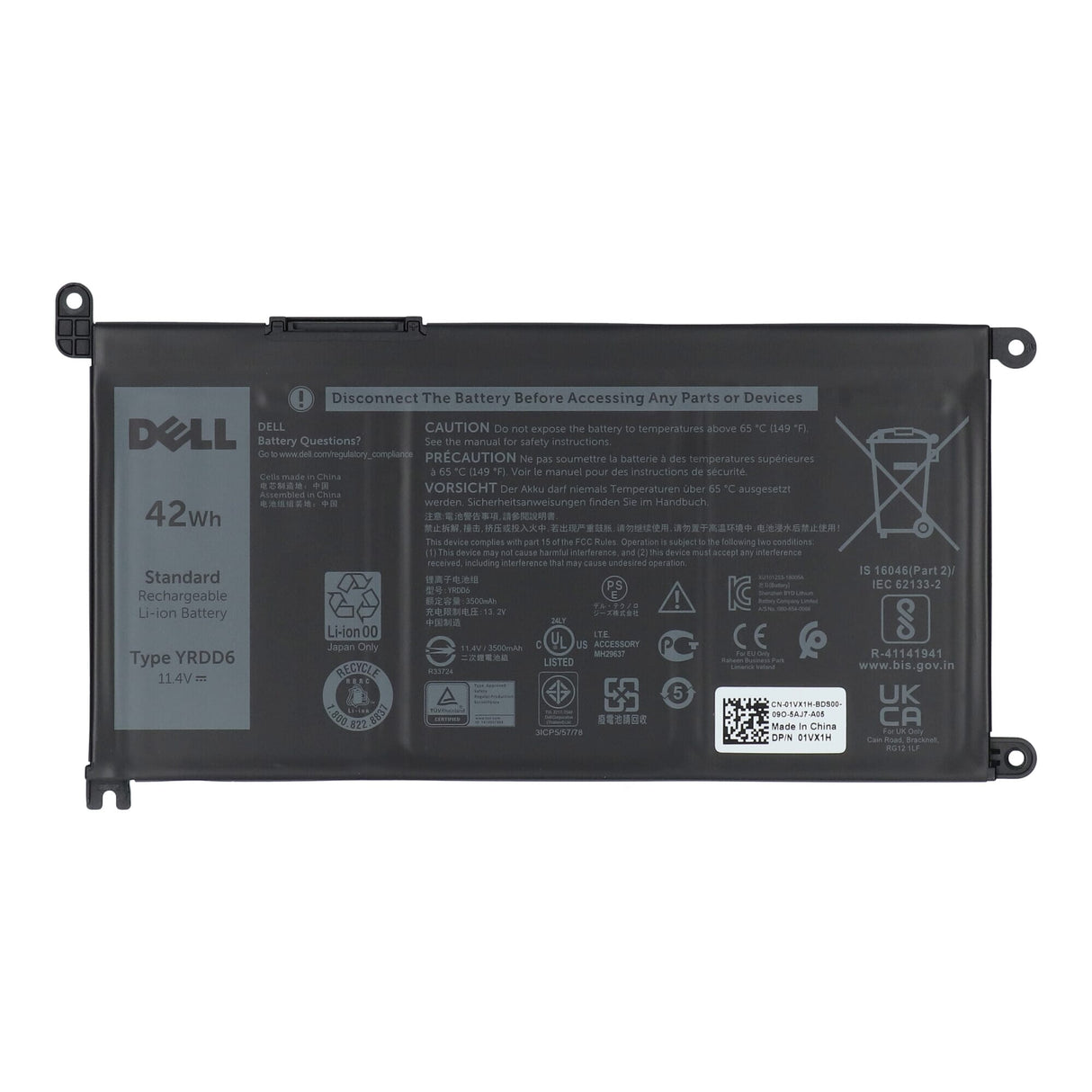 Battera notebooku Dell 3500 mAh