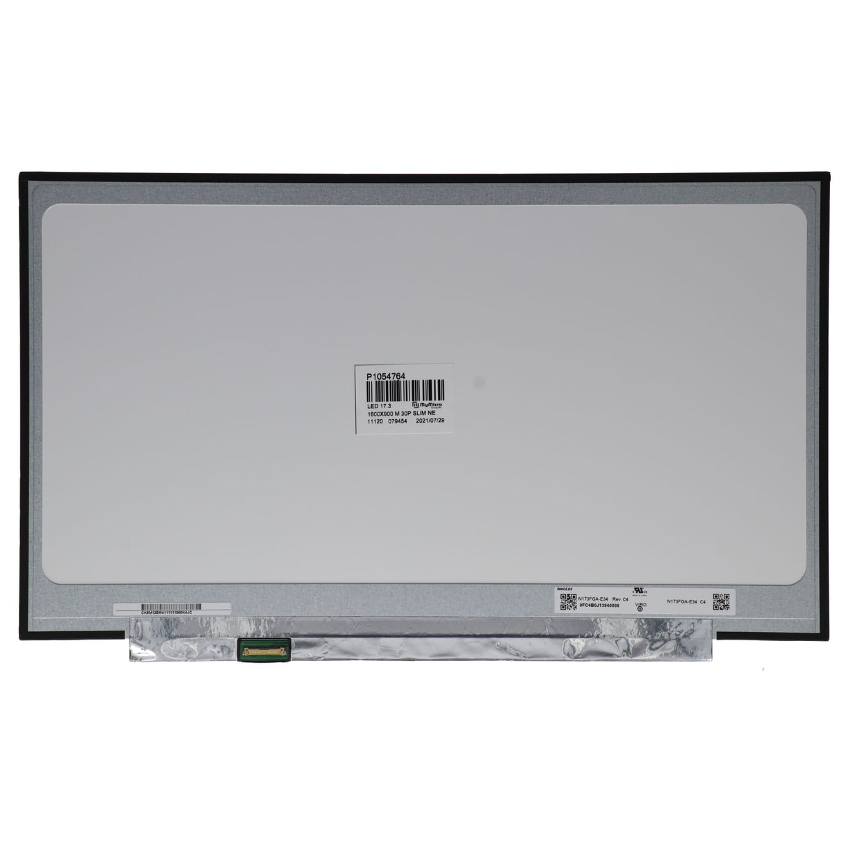 Oem 17.3 inch lcd scherm 1600x900 mat 30pin edp