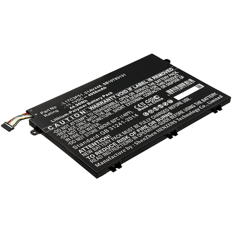 Batterie d'ordinateur portable de remplacement 4050mAh