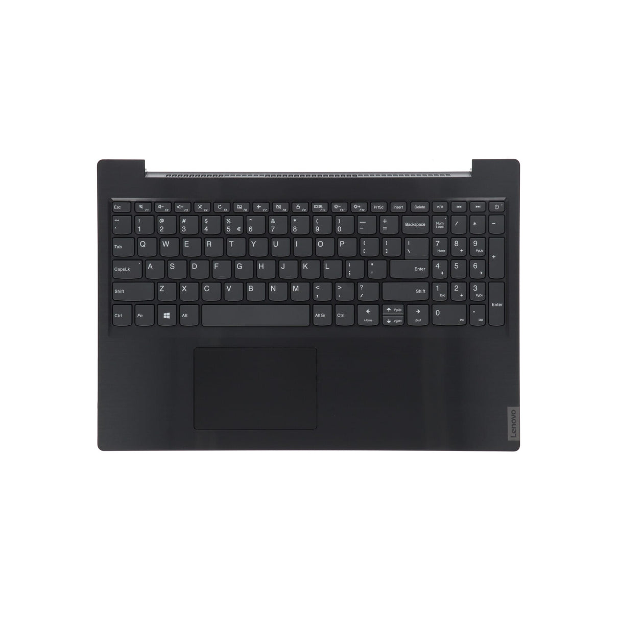 Lenovo laptop keyboard qwerty us + top cover - black