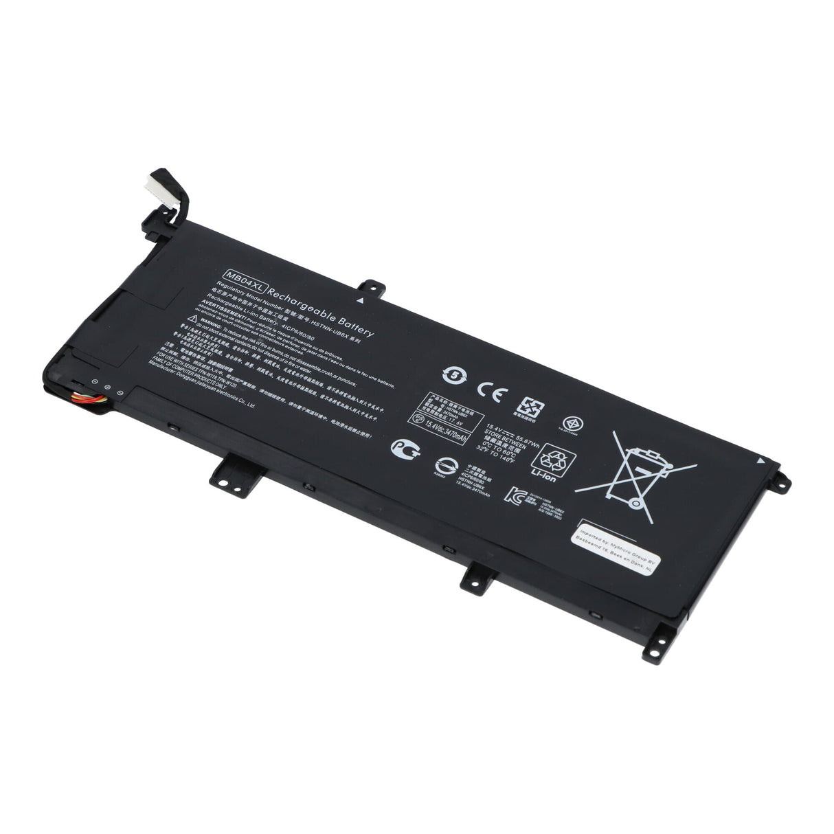 Náhradní notebook baterie 3400 mAh