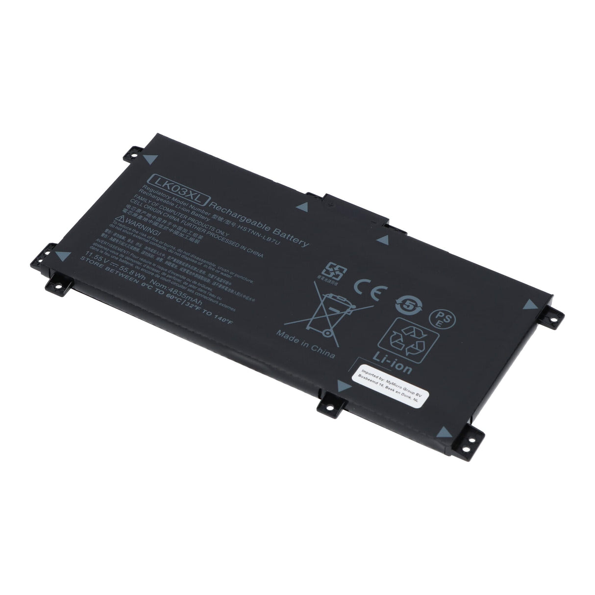 Náhradní notebook baterie 11,55V 4400 mAh