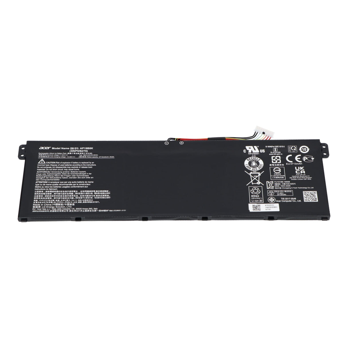 Batteria per laptop Acer 11.25V 3831Mah