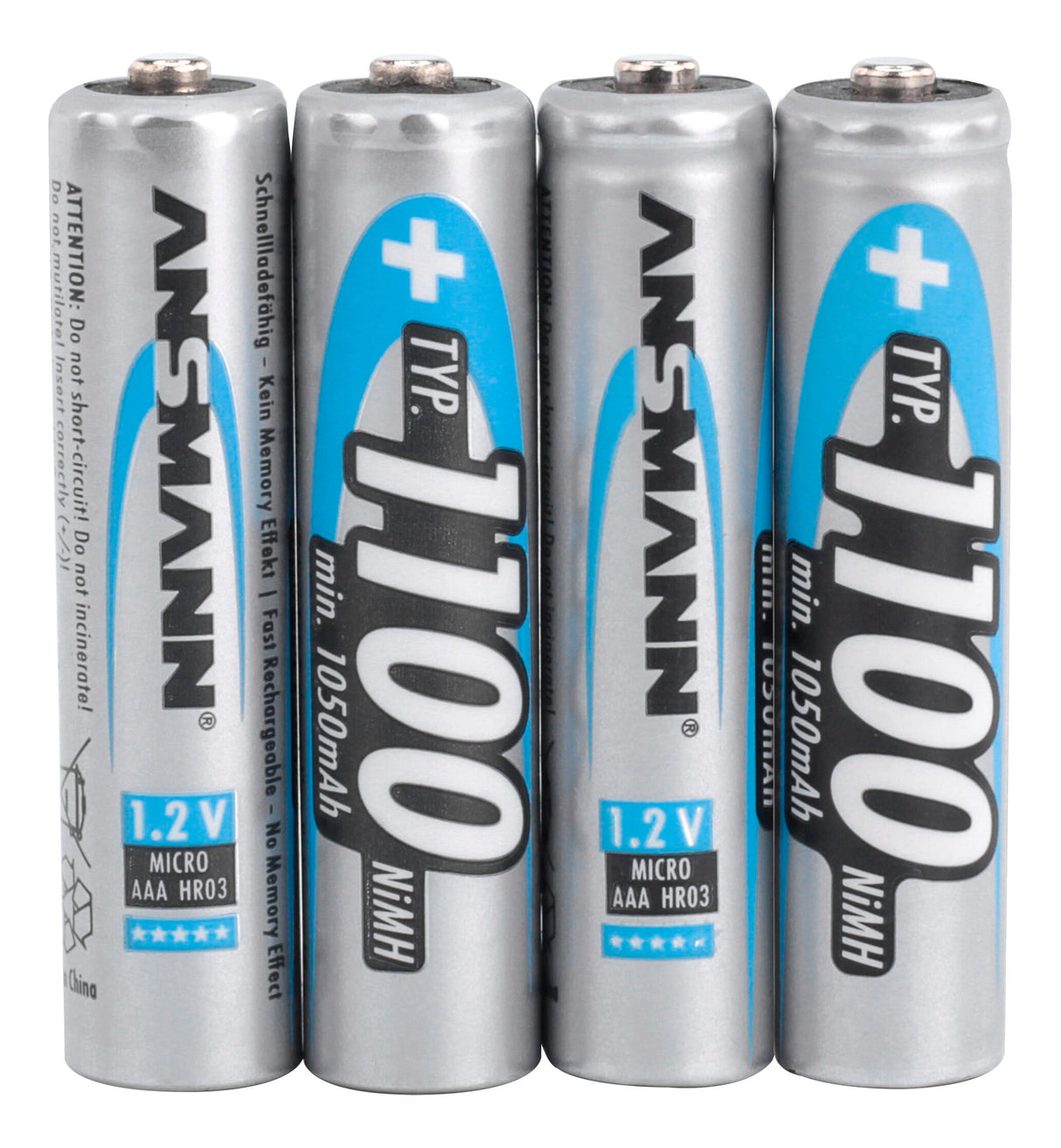 Ansmann nimh akkumulátor micro aaa typ 1100 4er buborékfólia