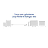 ACT USB A to Lightning Loading and Data cable 1m MFI Certified