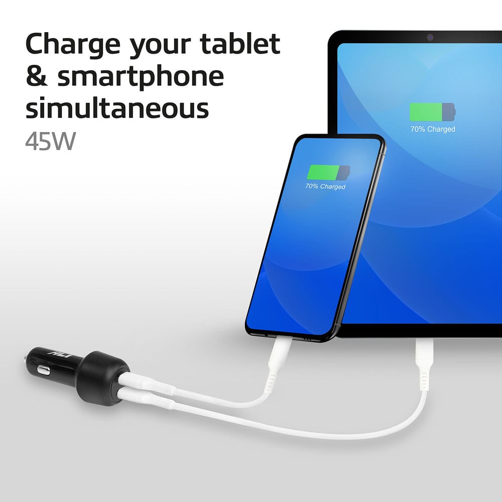 ACT 2-VOORTS USB-C rask ladningsbillader 45W