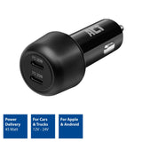 ACT 2-VOORTS USB-C rask ladningsbillader 45W