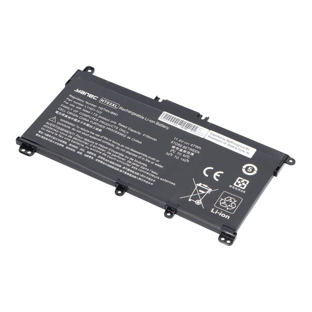 Baterie notebooku Yanec 4150Mah