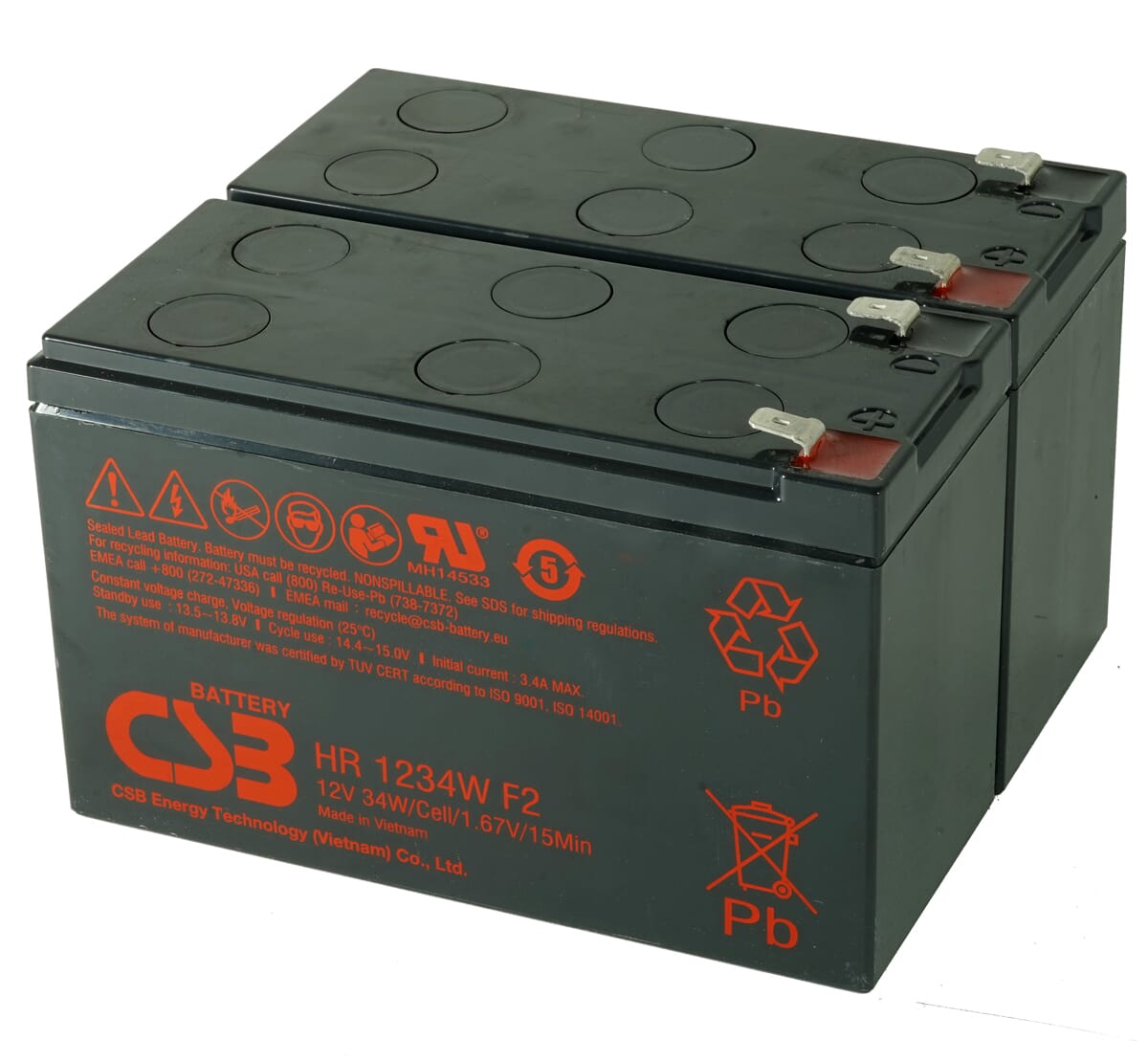 CSB UPS battery replacement kit rbc124
