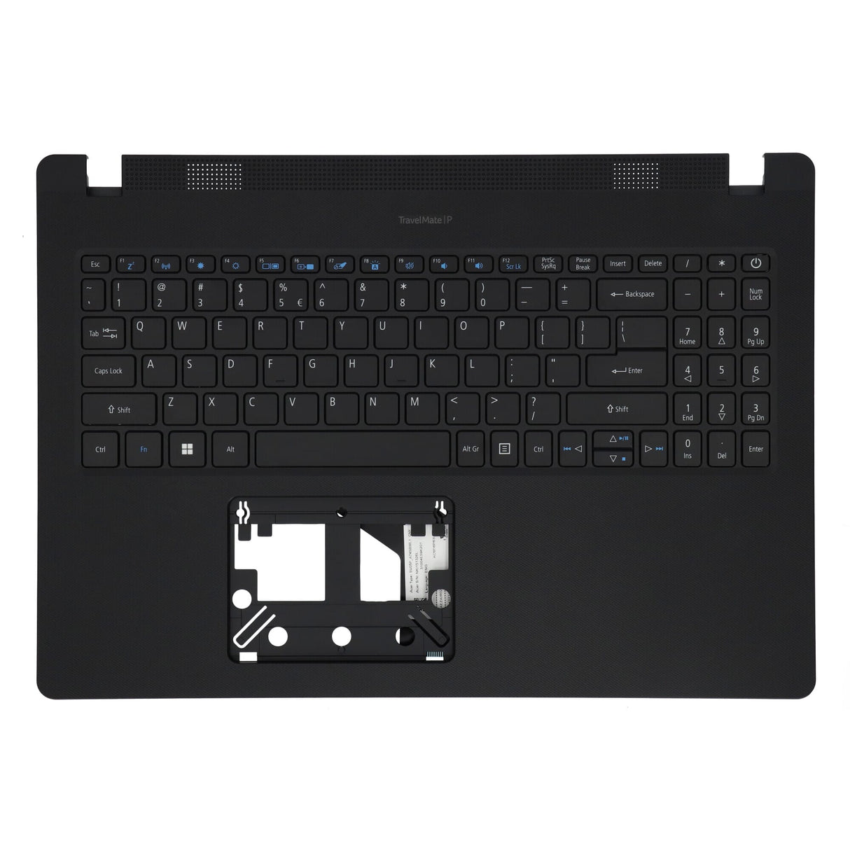 Tastiera per laptop Acer Qwerty US + COPERCHIO TOP - NERO