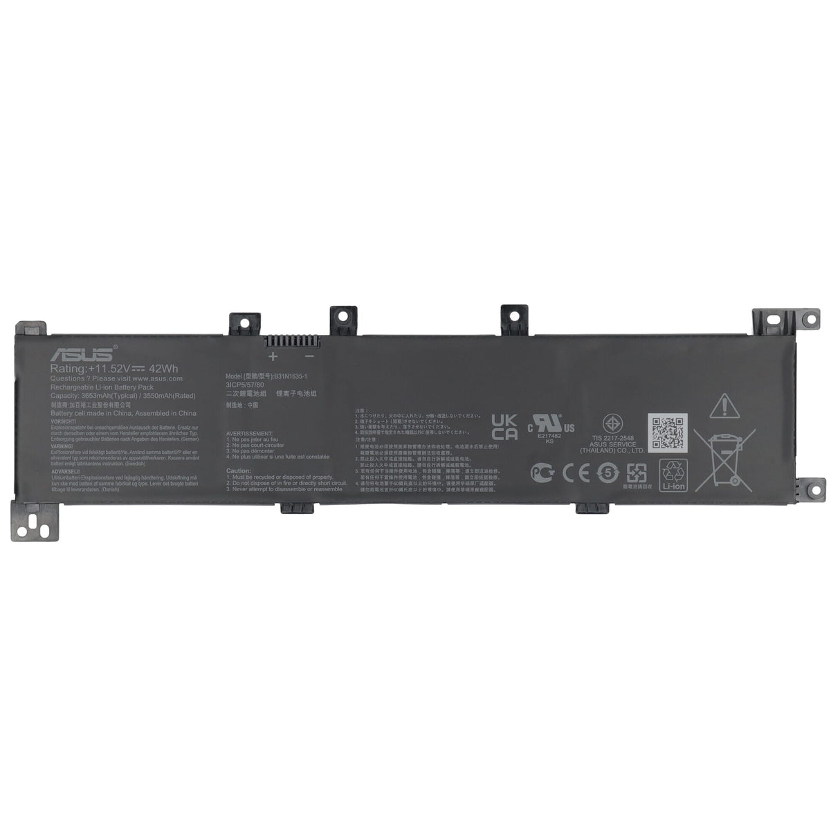 Baterie Asus notebook 3650 mAh