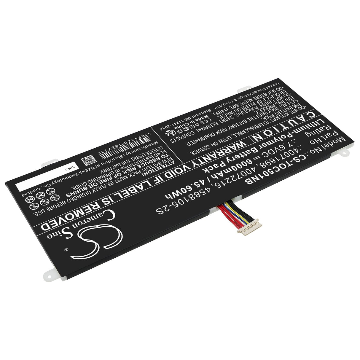 Udskiftning af bærbar batteri 6000mAh