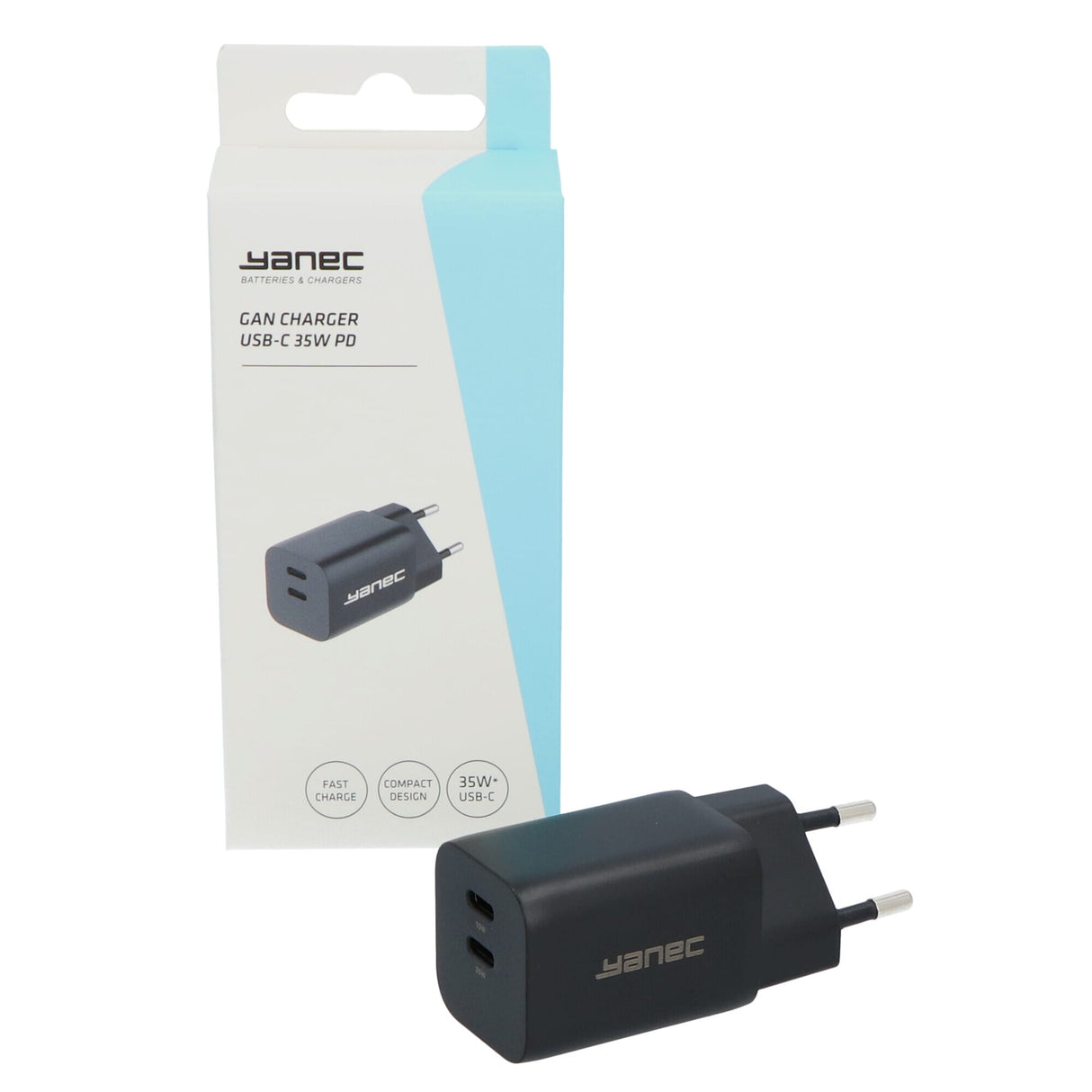 Yanec Compact GAN Charger USB-C 35W
