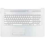 Hp laptop toetsenbord azerty be + top cover - zilver